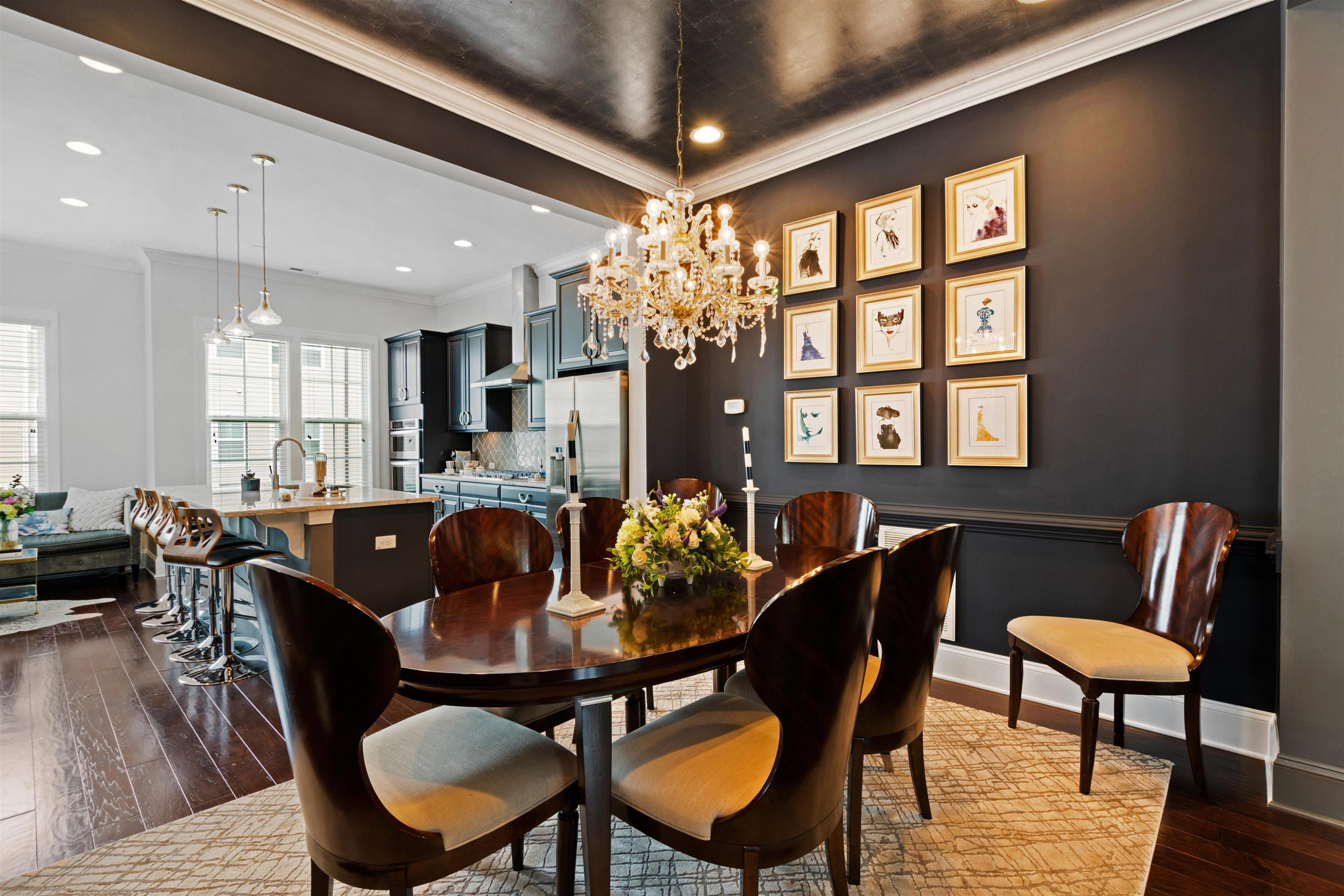 220 Penley Circle Raleigh, NC 27609 - Photo 18 of 56 a dining room with furniture and window