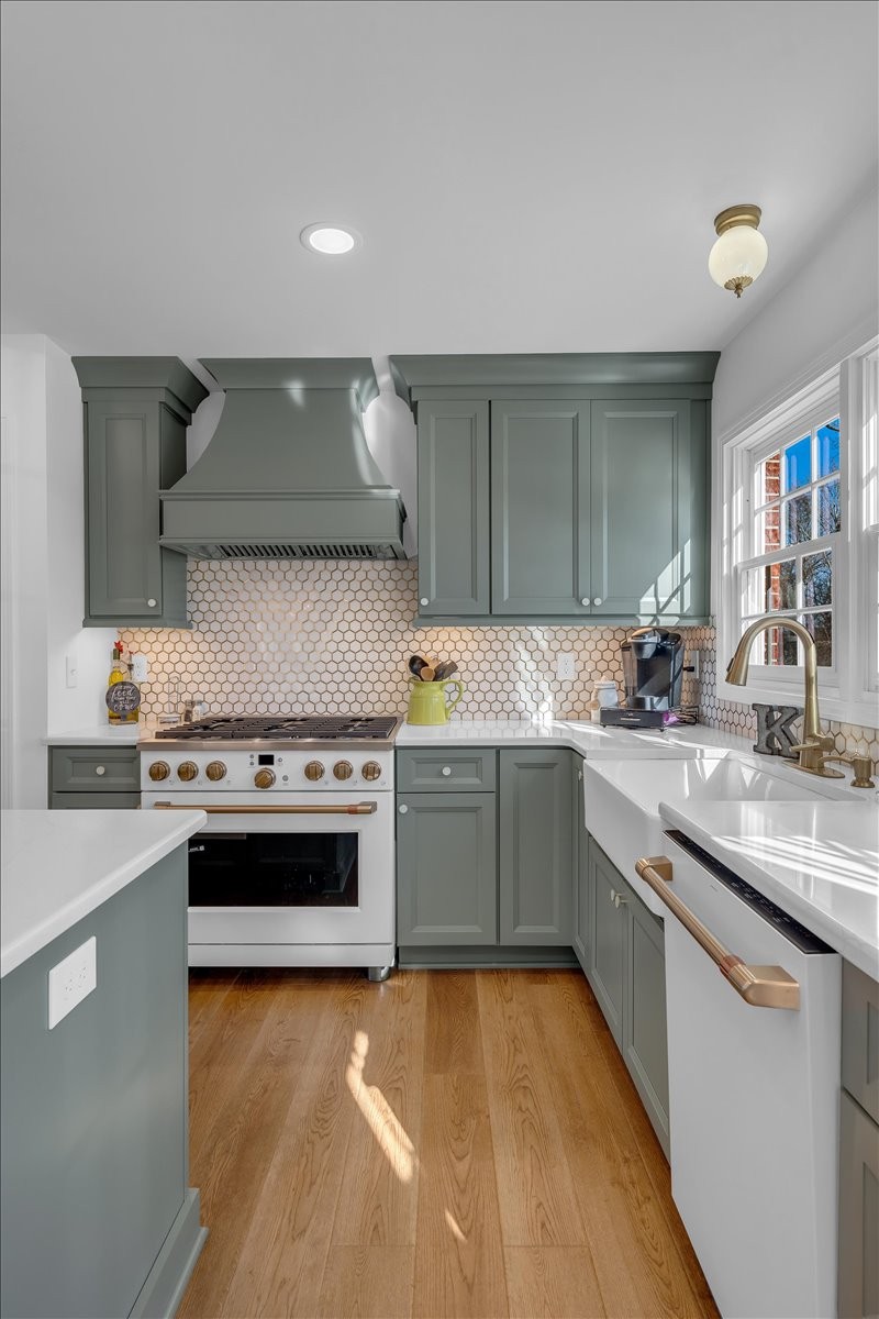 251 Miller Road Hillsboro, TN 37342 - Photo 33 of 80 a kitchen with stainless steel appliances a sink and a stove top oven