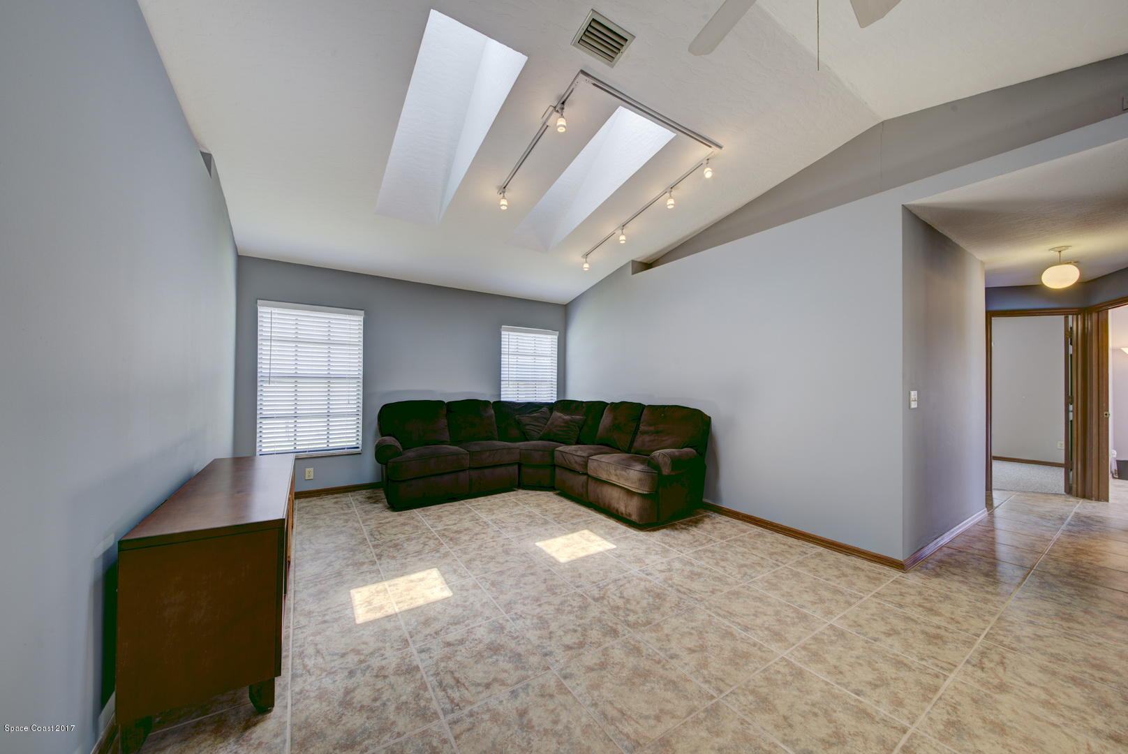 133 Oak Lake Road Melbourne, FL 32901 - Photo 26 of 45 Family Room with Sky Lights