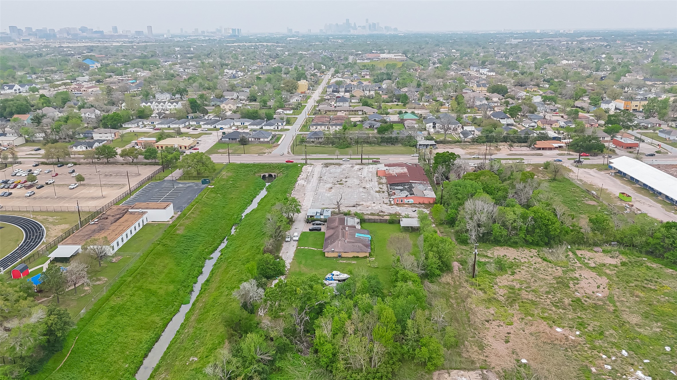 4314 Reed Road Houston, TX 77051 - Photo 14 of 21 an aerial view of residential houses with outdoor space and trees