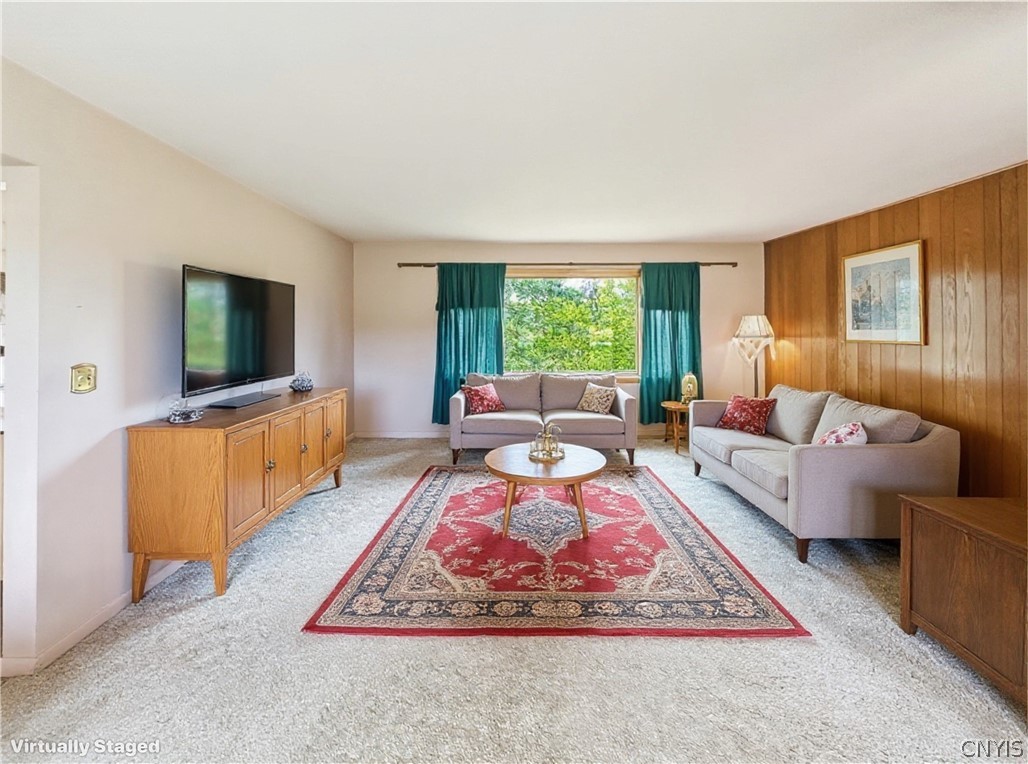 4095 Bleeker Road Vernon, NY 13477 - Photo 15 of 46 Large Living Room - Virtually altered
