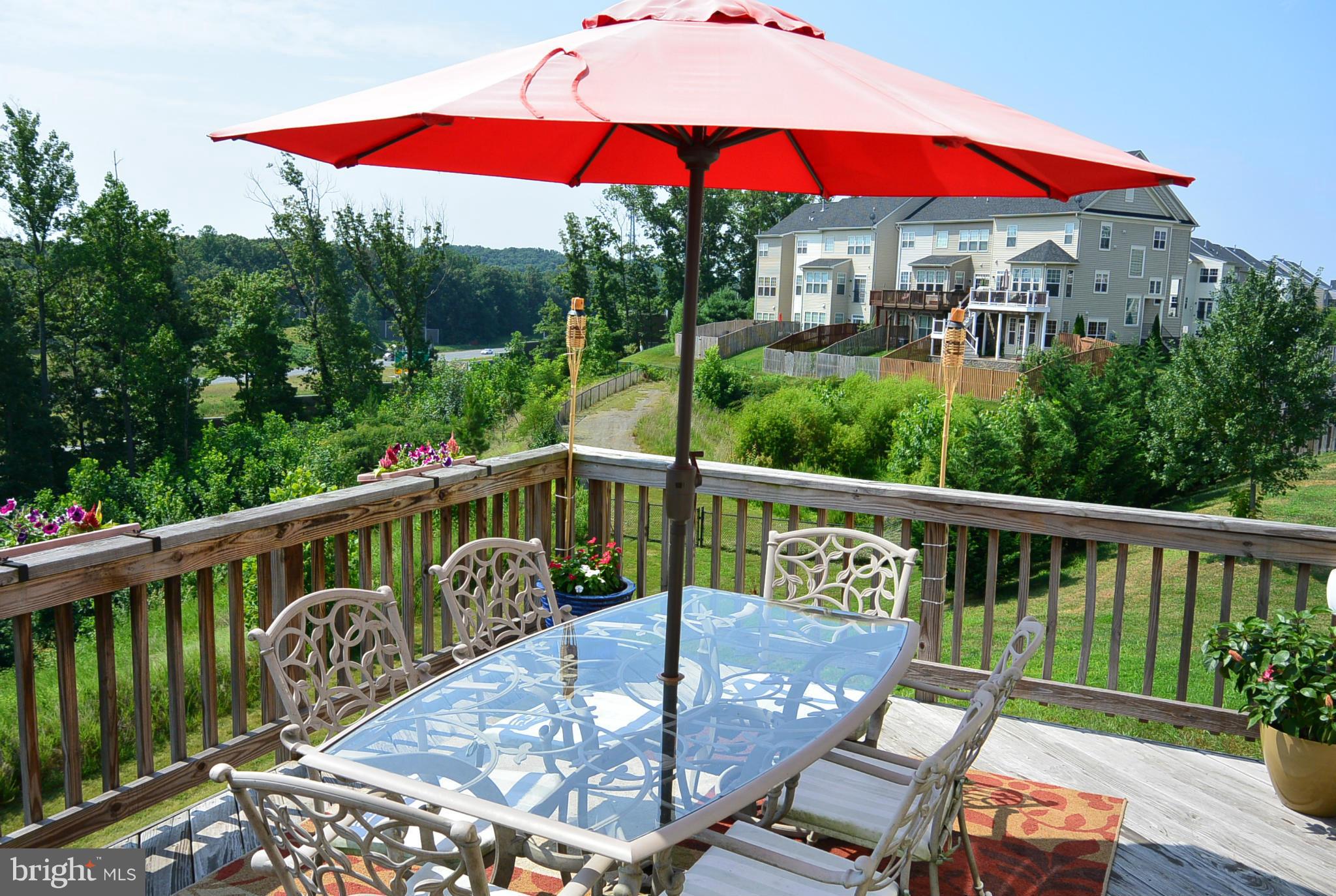 70 Short Branch Road Stafford, VA 22556 - Photo 30 of 30 Large Deck off of the Sunroom & Kitchen