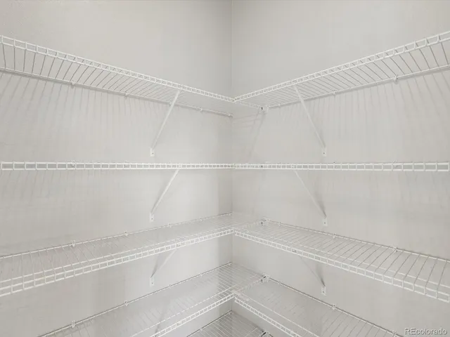 a view of a closet