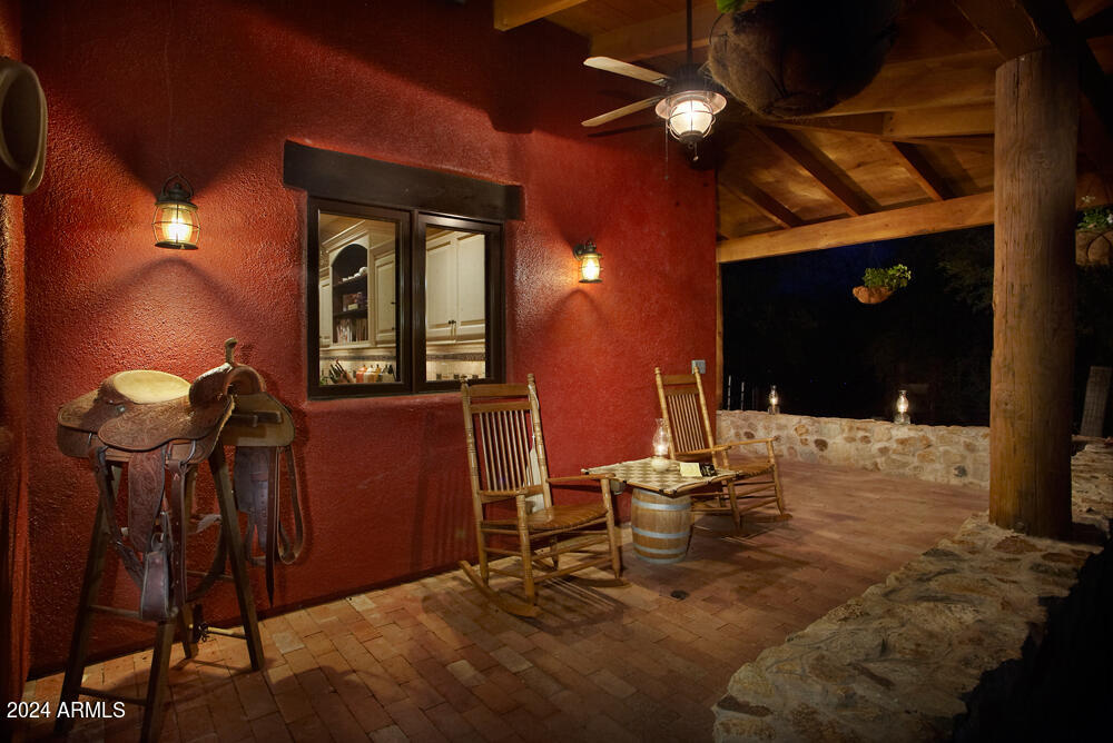 14545 East Rincon Creek Ranch Road Tucson, AZ 85747 - Photo 7 of 91 ranch ext night