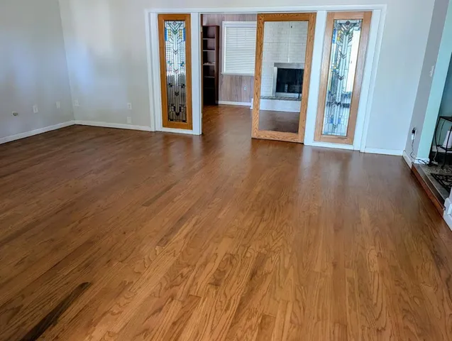a kitchen with stainless steel appliances granite countertop a stove sink and microwave