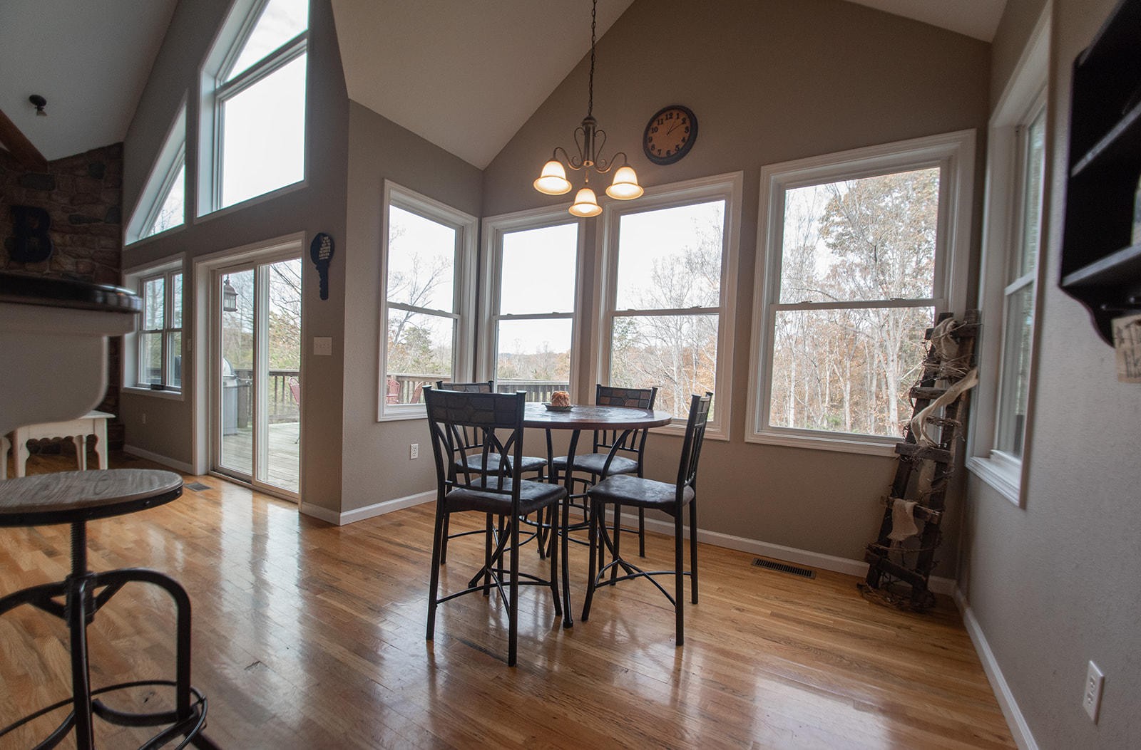 1056 Oyler Road Hardy, VA 24101 - Photo 11 of 45 a view of a dining room with furniture window and wooden floor