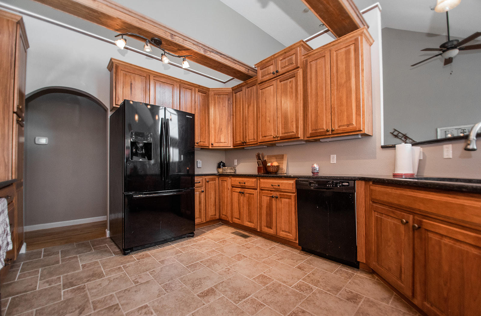 1056 Oyler Road Hardy, VA 24101 - Photo 14 of 45 a kitchen with stainless steel appliances granite countertop a refrigerator and a sink