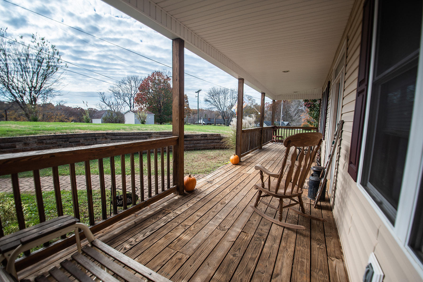 1056 Oyler Road Hardy, VA 24101 - Photo 3 of 45 a view of balcony with furniture and wooden floor