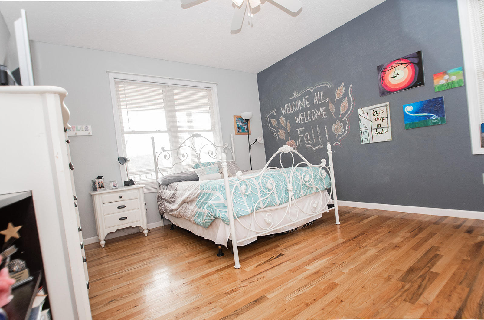 1056 Oyler Road Hardy, VA 24101 - Photo 23 of 45 a bedroom with a bed and a white stove