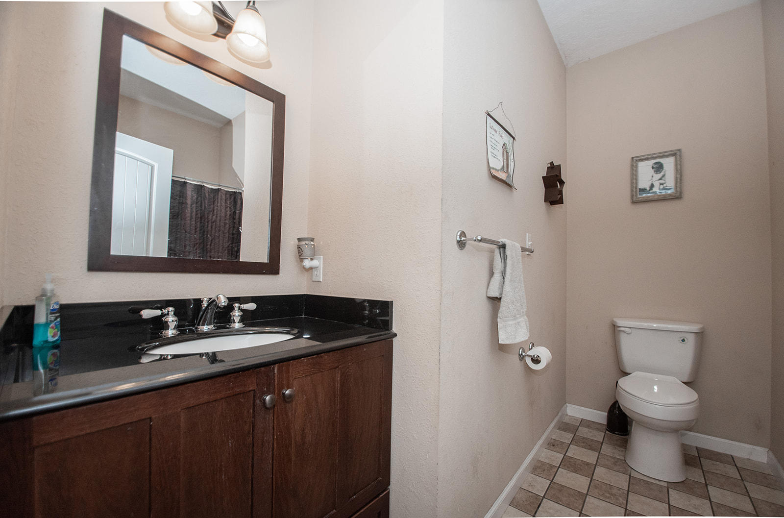 1056 Oyler Road Hardy, VA 24101 - Photo 25 of 45 a bathroom with a toilet sink and mirror