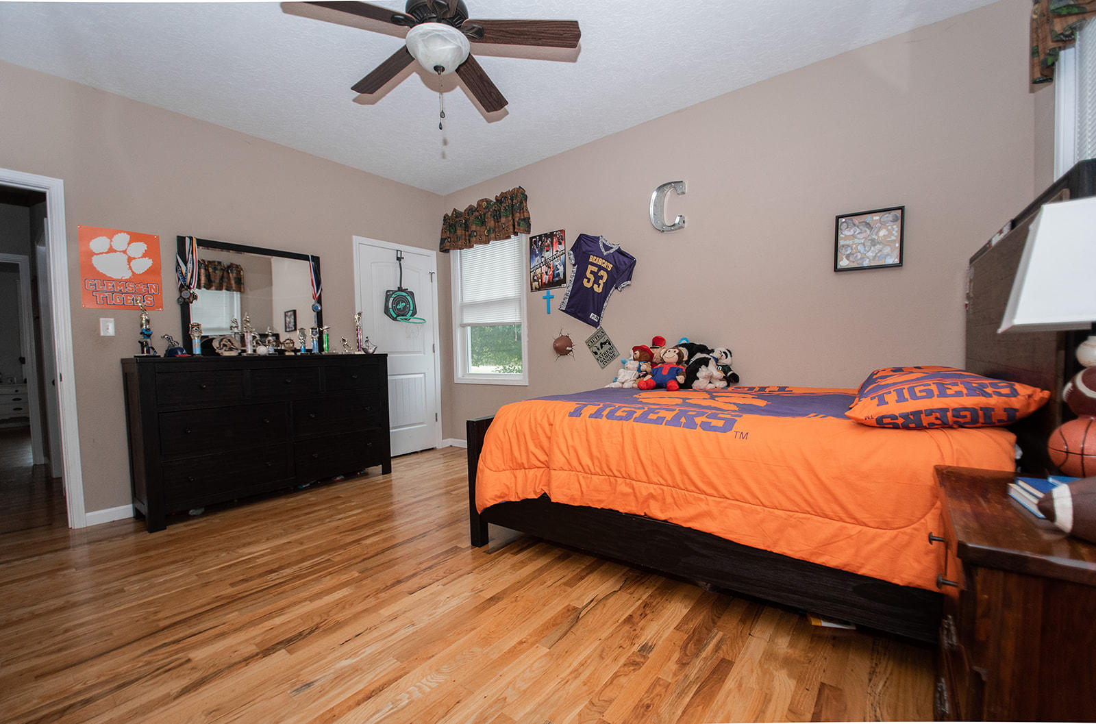 1056 Oyler Road Hardy, VA 24101 - Photo 27 of 45 a bedroom with bed and wooden floor