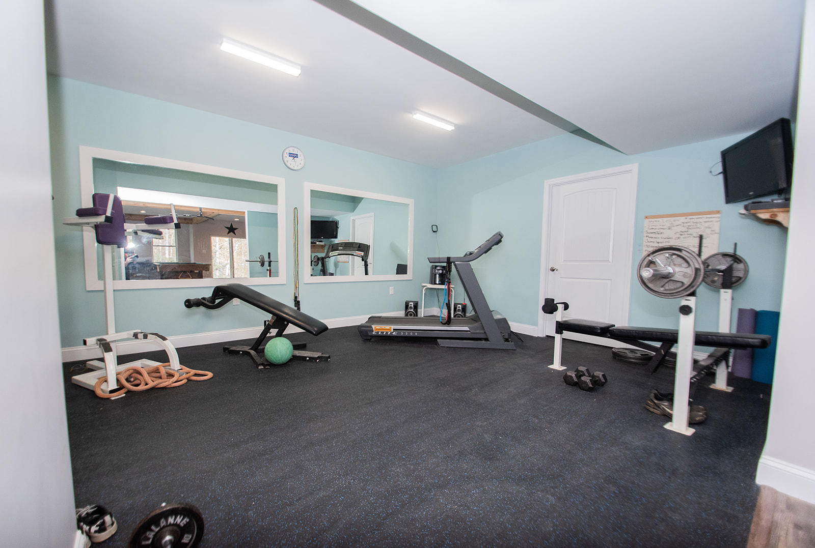 1056 Oyler Road Hardy, VA 24101 - Photo 38 of 45 a view of a room with gym equipment