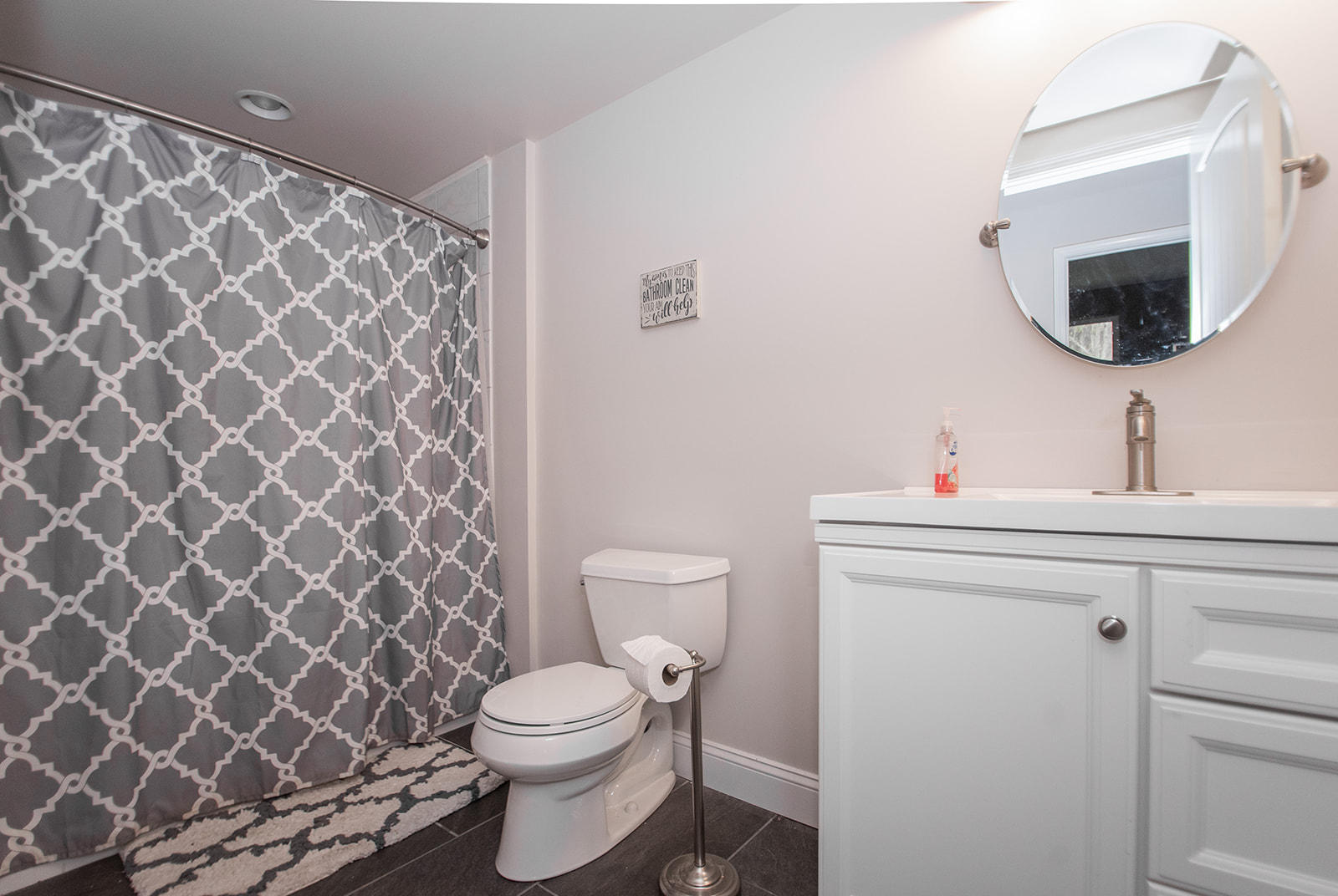 1056 Oyler Road Hardy, VA 24101 - Photo 41 of 45 a bathroom with a sink and a mirror