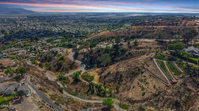 a view of city and mountain