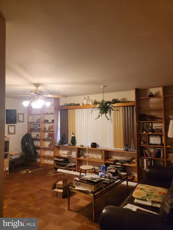 a room with furniture