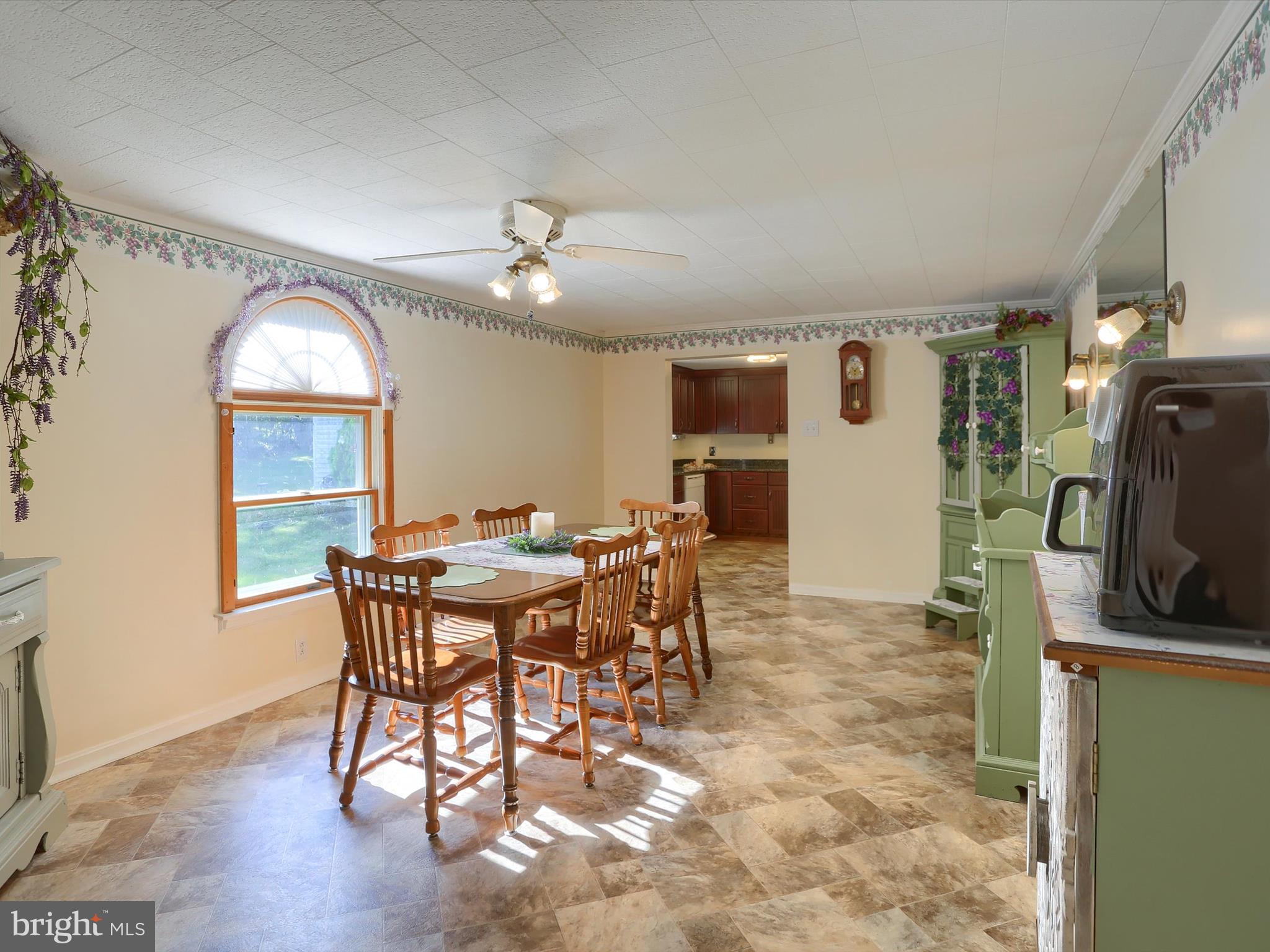 5333 Spruce Road Fayetteville, PA 17222 - Photo 12 of 40 a view of a dining room with furniture window and outside view