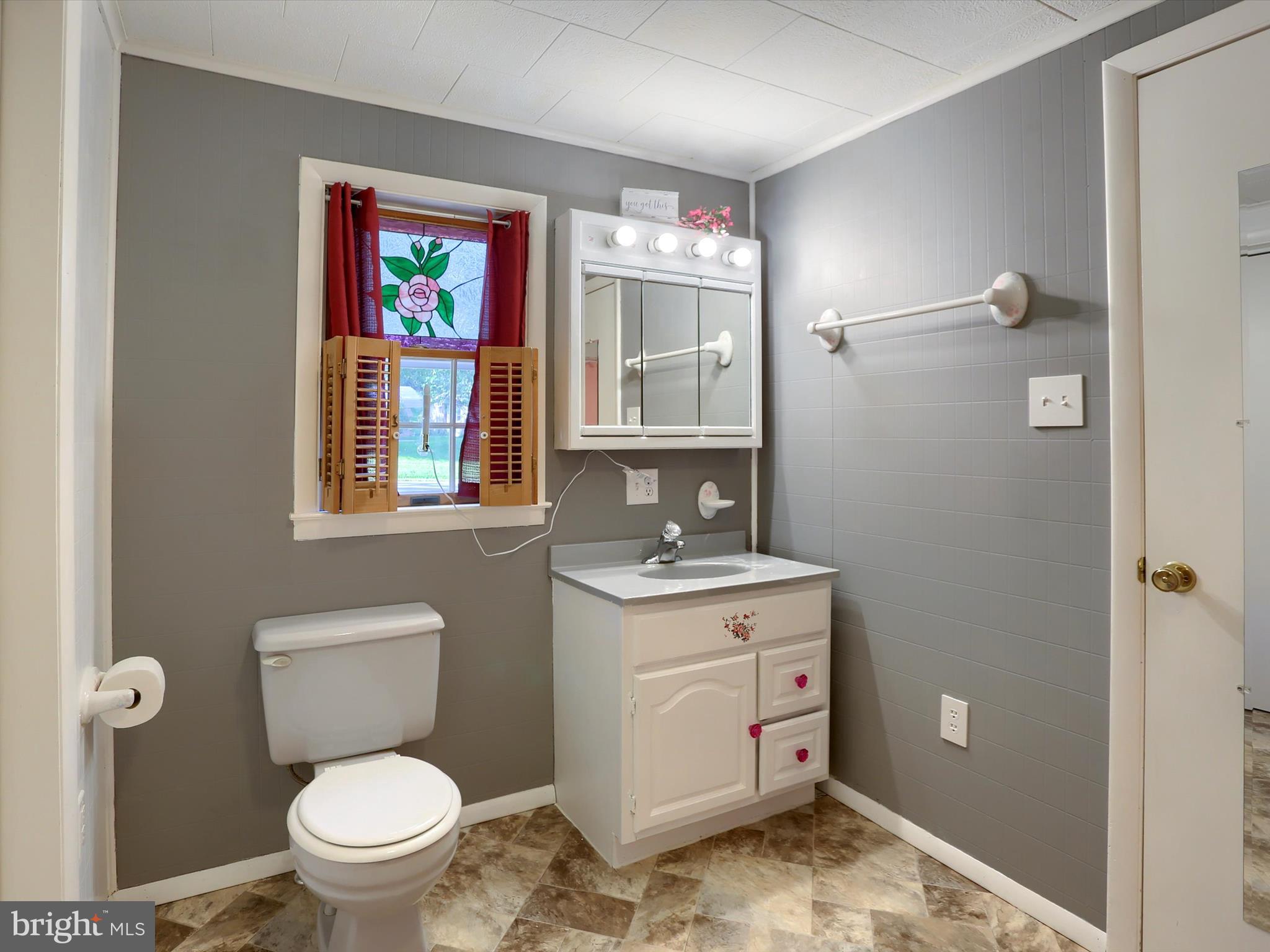 5333 Spruce Road Fayetteville, PA 17222 - Photo 21 of 40 a bathroom with a toilet sink and mirror