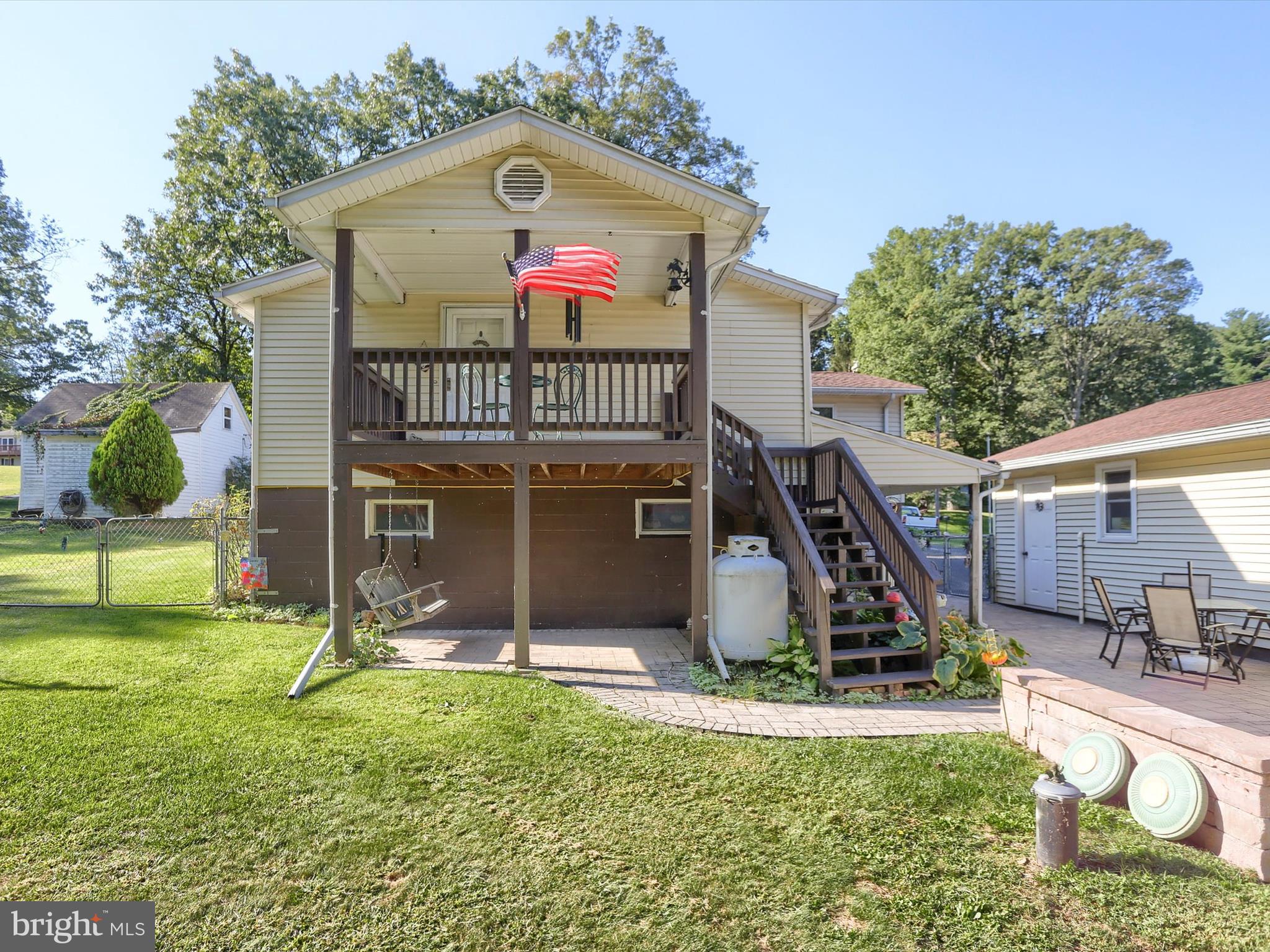 5333 Spruce Road Fayetteville, PA 17222 - Photo 30 of 40 a front view of house with garden