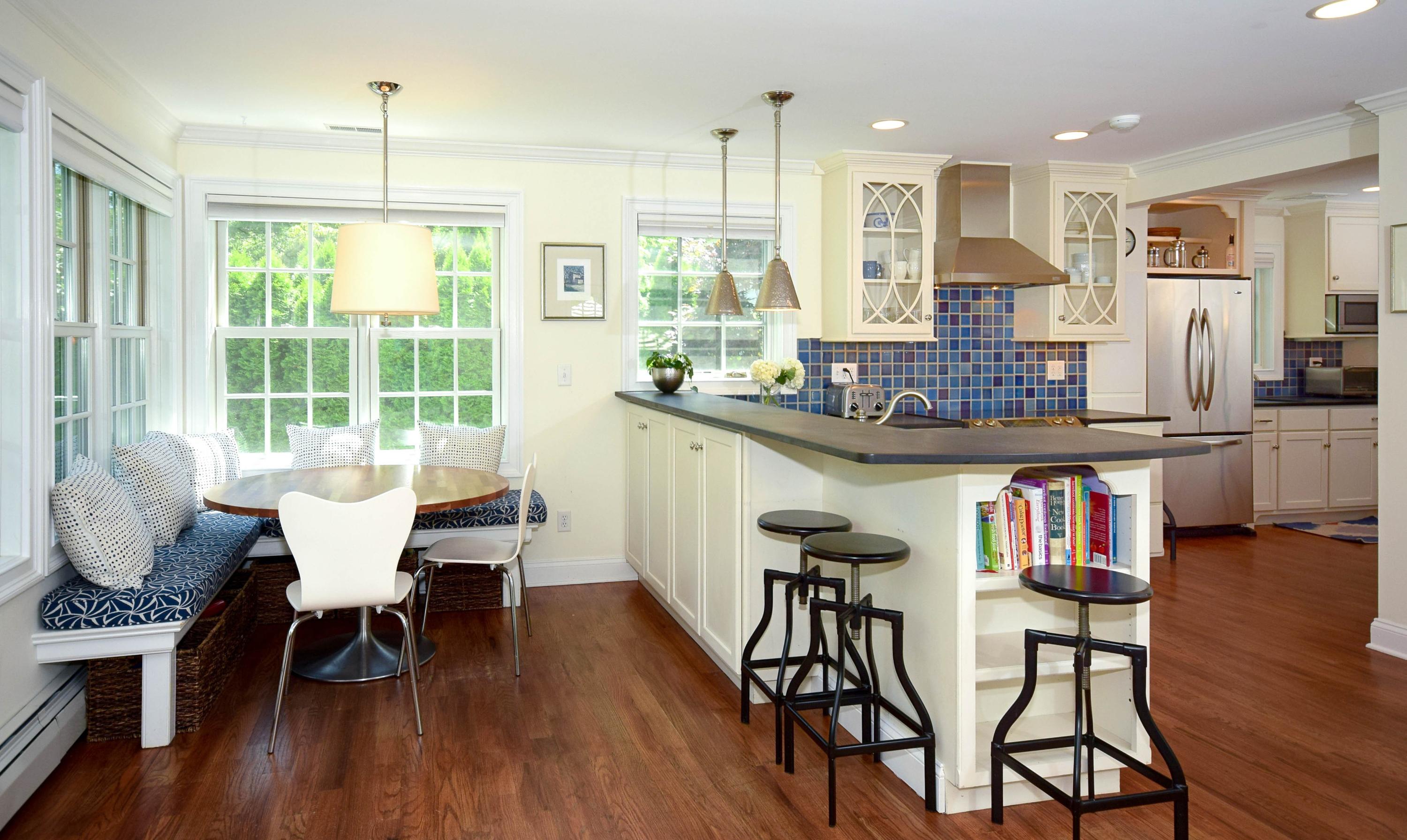 35 Ridgeley Street Darien, CT 06820 - Photo 7 of 25 a view of a dining room with furniture and wooden floor