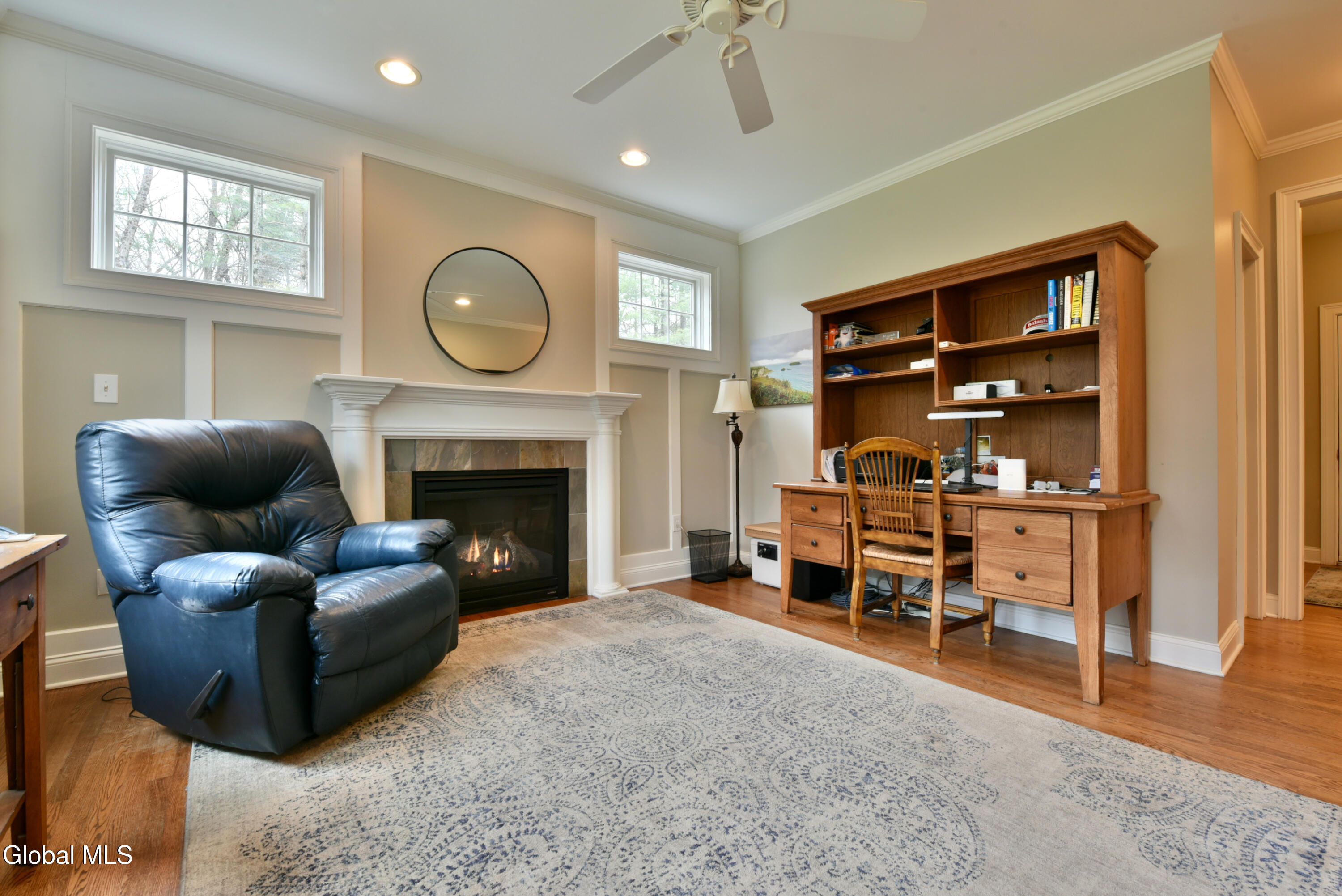 397 King Road Northumberland, NY 12866 - Photo 28 of 77 family room with fireplace