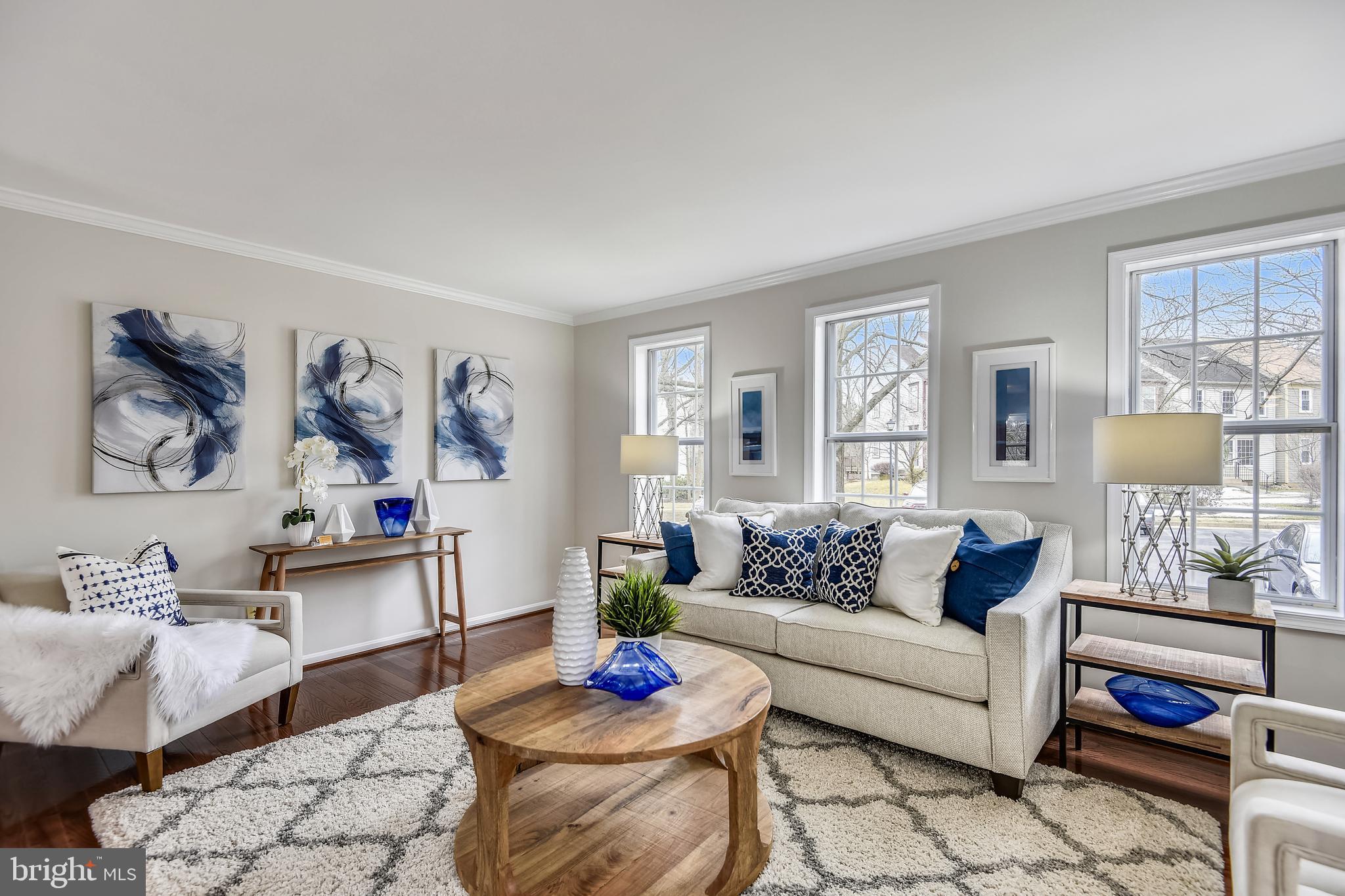 11942 Sentinel Point Court Reston, VA 20191 - Photo 4 of 42 Living Room with Hardwood Floors
