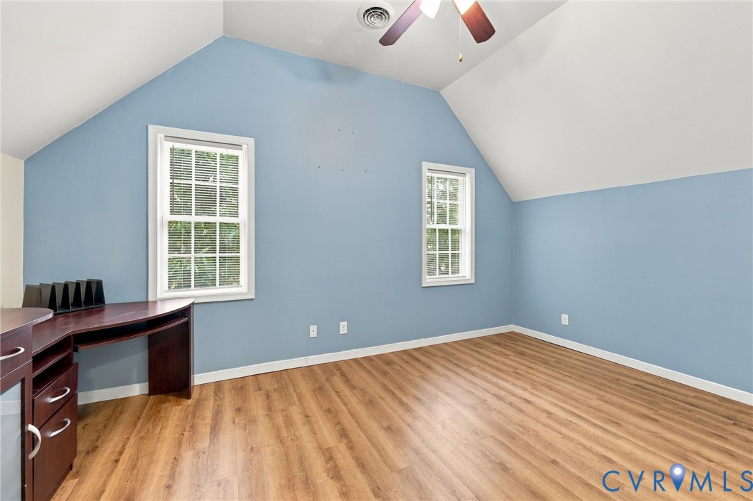 244 East Huntsman Road Sandston, VA 23150 - Photo 37 of 54 Wood-finish flooring, two windows, vaulted ceiling