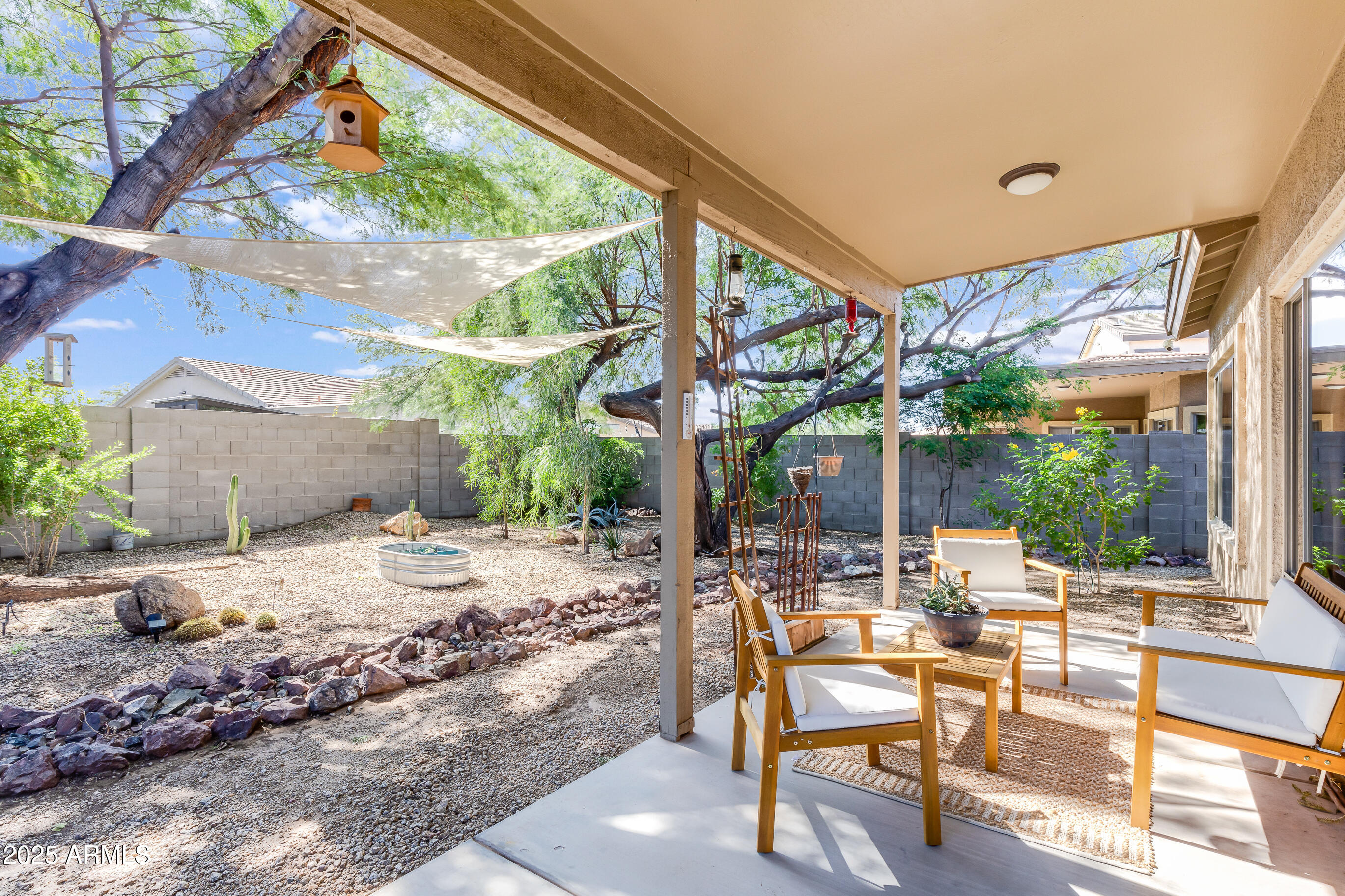 5129 West Grenadine Road Laveen, AZ 85339 - Photo 15 of 22 Rear Covered Patio