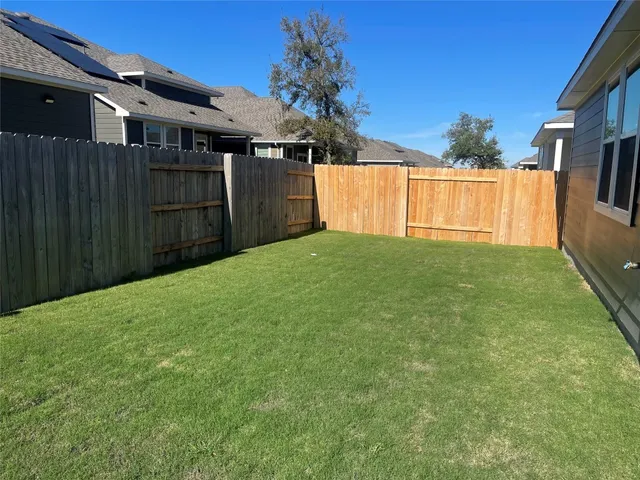 a view of an front door