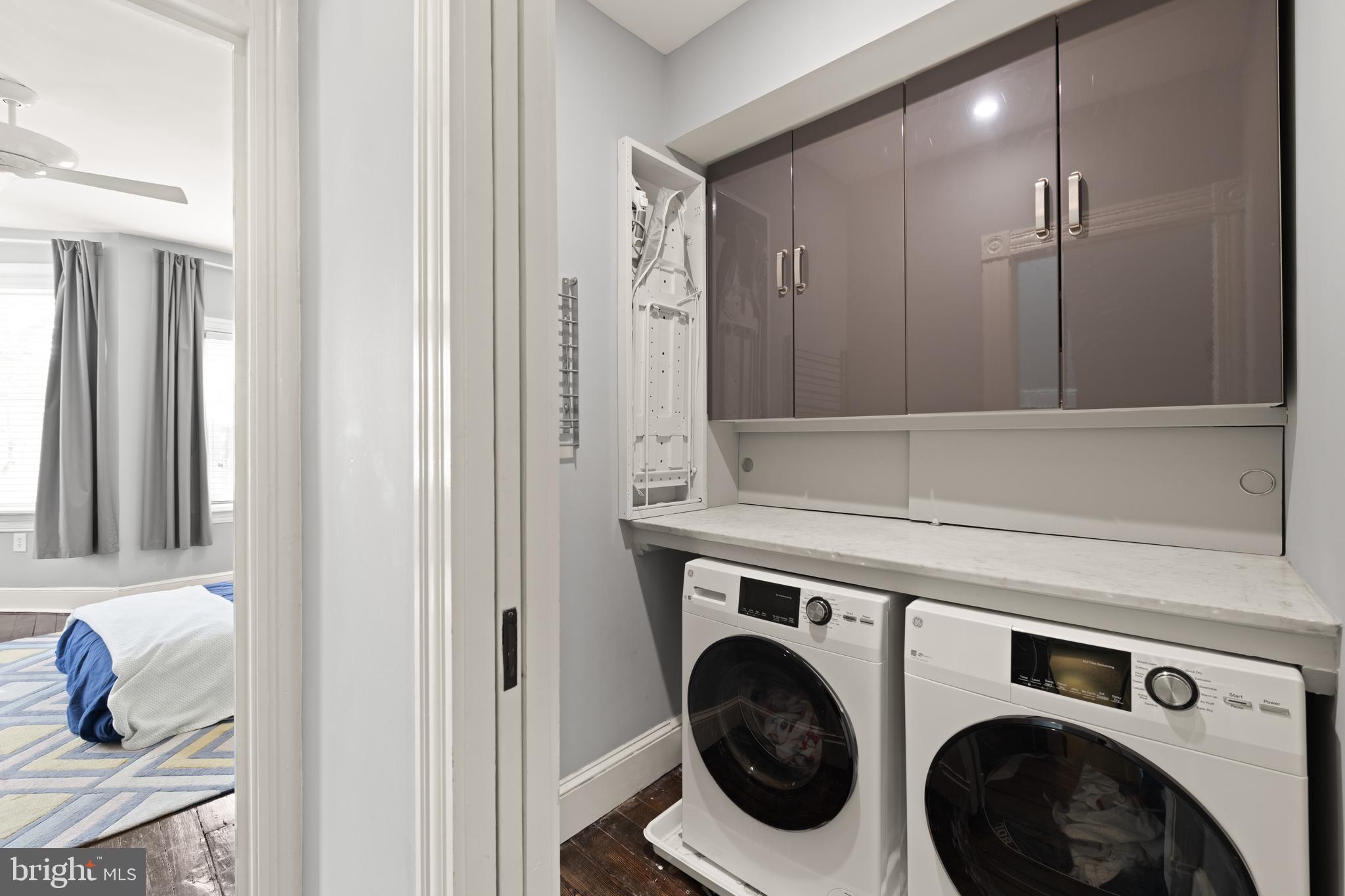 1919 6th Street Northwest Washington, DC 20001 - Photo 23 of 37 a utility room with dryer and washer