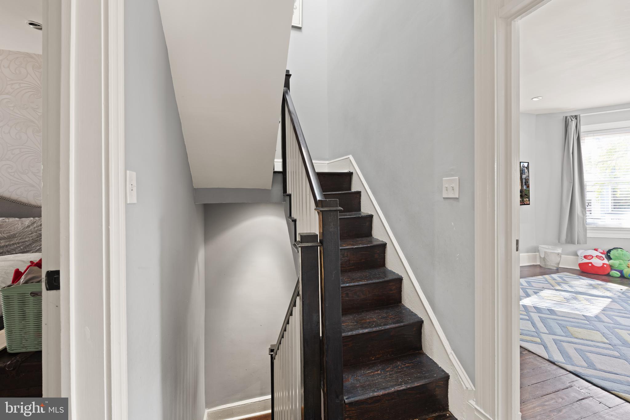 1919 6th Street Northwest Washington, DC 20001 - Photo 31 of 37 a view of entryway and hall with wooden floor