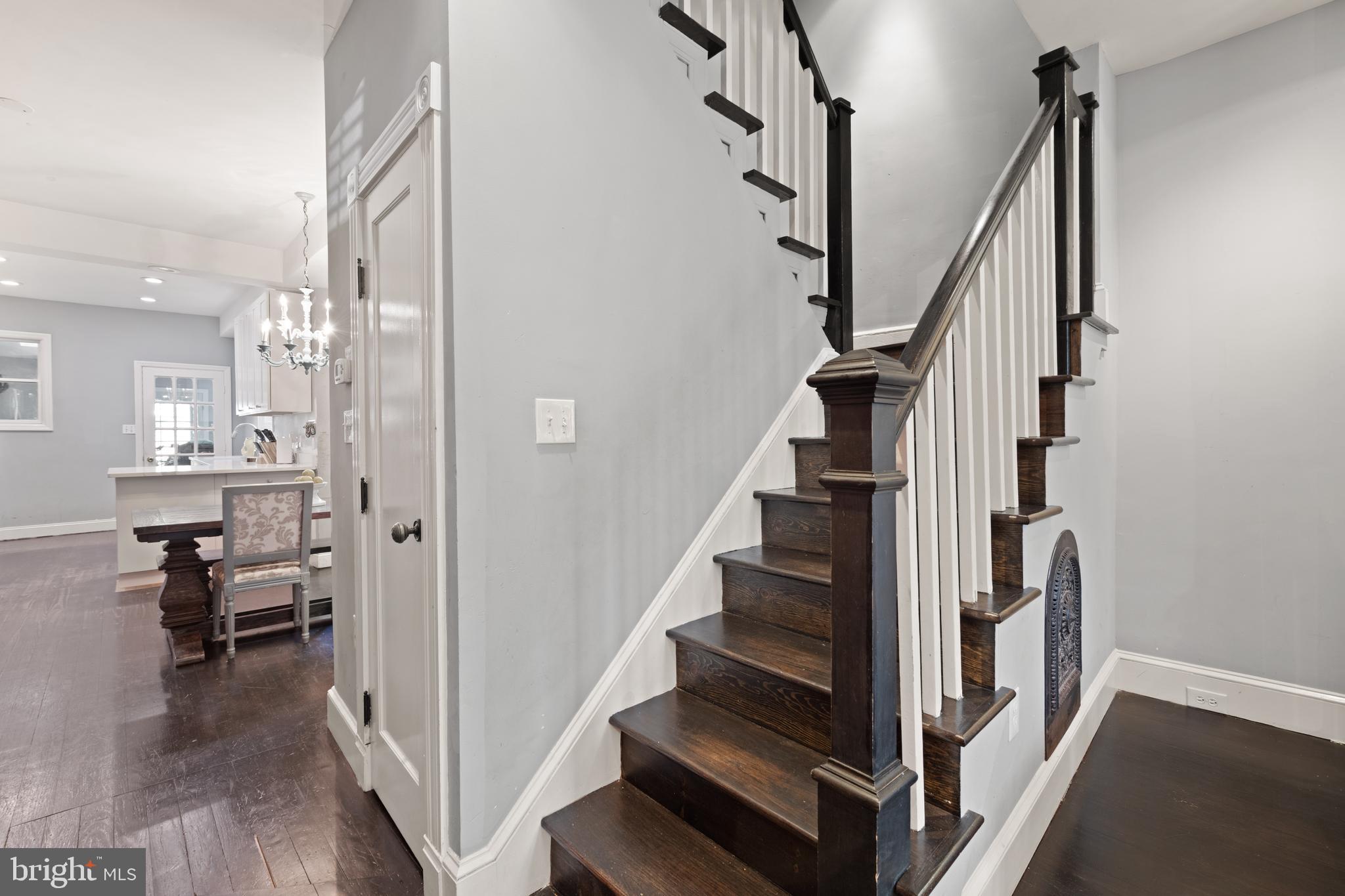 1919 6th Street Northwest Washington, DC 20001 - Photo 32 of 37 a view of entryway and hall with wooden floor
