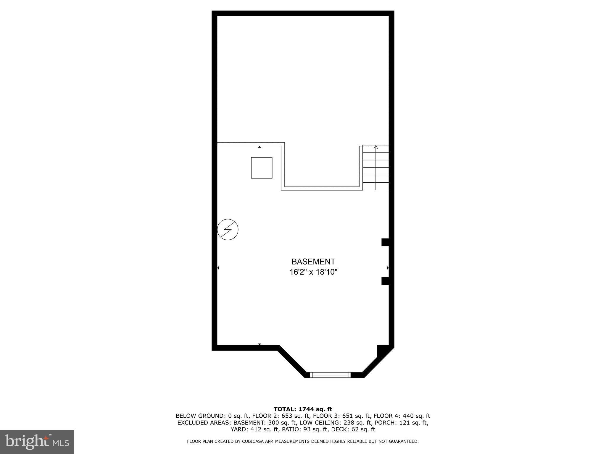 1919 6th Street Northwest Washington, DC 20001 - Photo 33 of 37 a picture of a floor plan