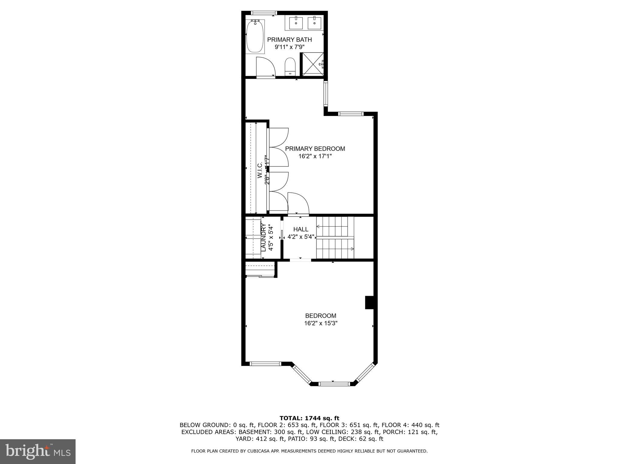 1919 6th Street Northwest Washington, DC 20001 - Photo 35 of 37 a picture of a floor plan