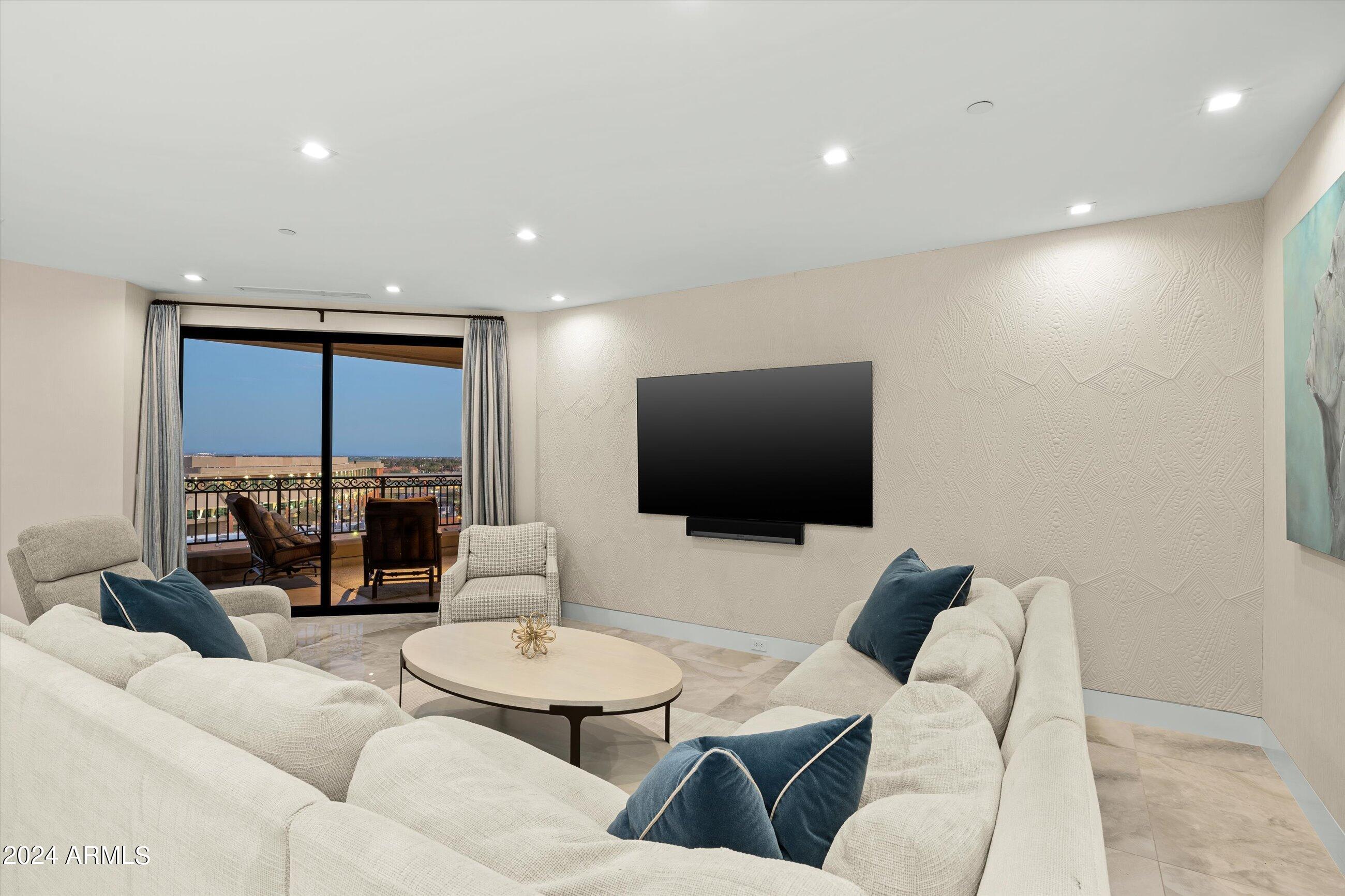 7175 East Camelback Road, Unit 608 Scottsdale, AZ 85251 - Photo 4 of 47 Great Room with balcony access