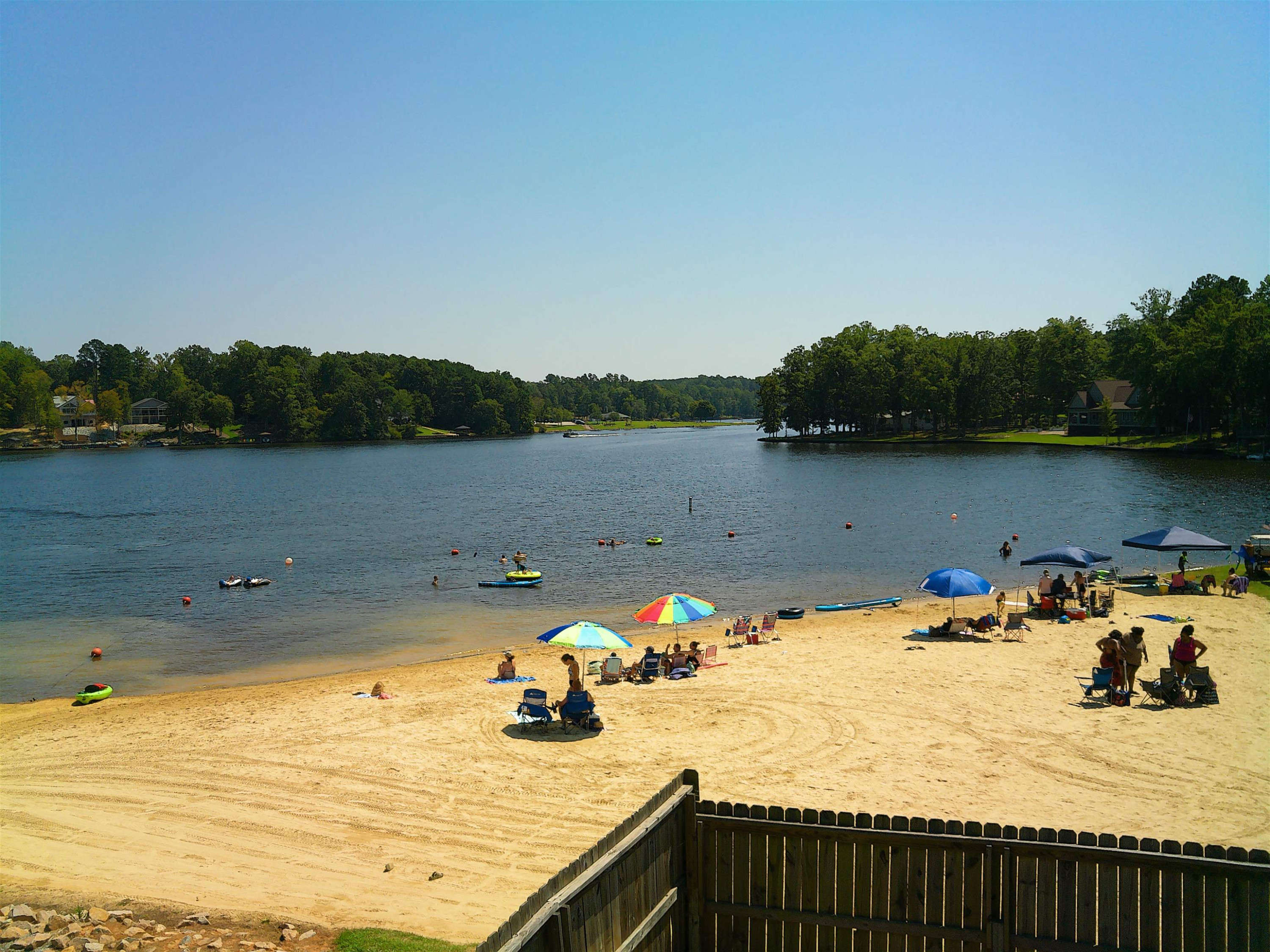 138 Rawhide Drive Spring Hope, NC 27882 - Photo 29 of 32 a view of a lake with houses