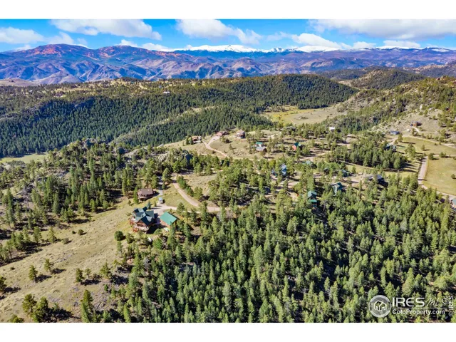 a view of a city with a mountain