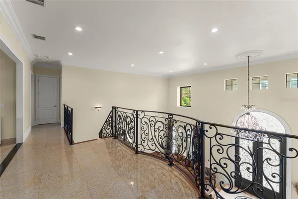 a view of a garage with wooden table