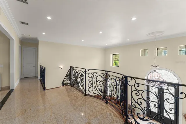 a view of a garage with wooden table