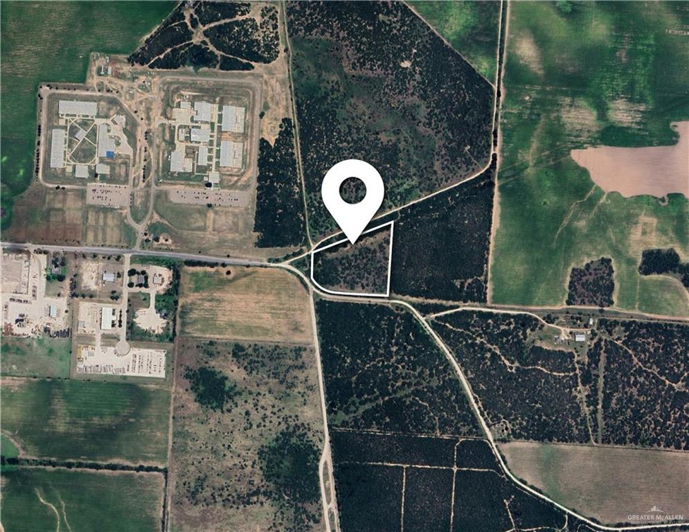 Aerial overview of property's location