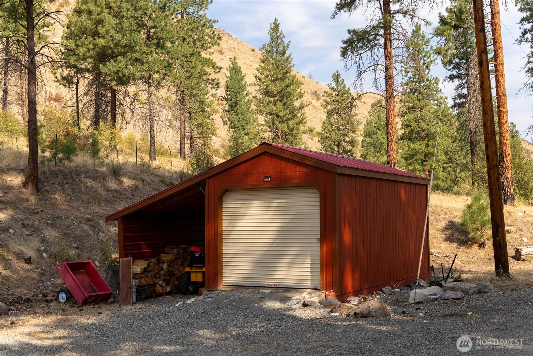 1425 Salmon Creek Road Okanogan, WA 98840 - Photo 39 of 39 a front view of a house with a garage