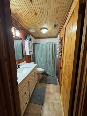 a park view with a bench