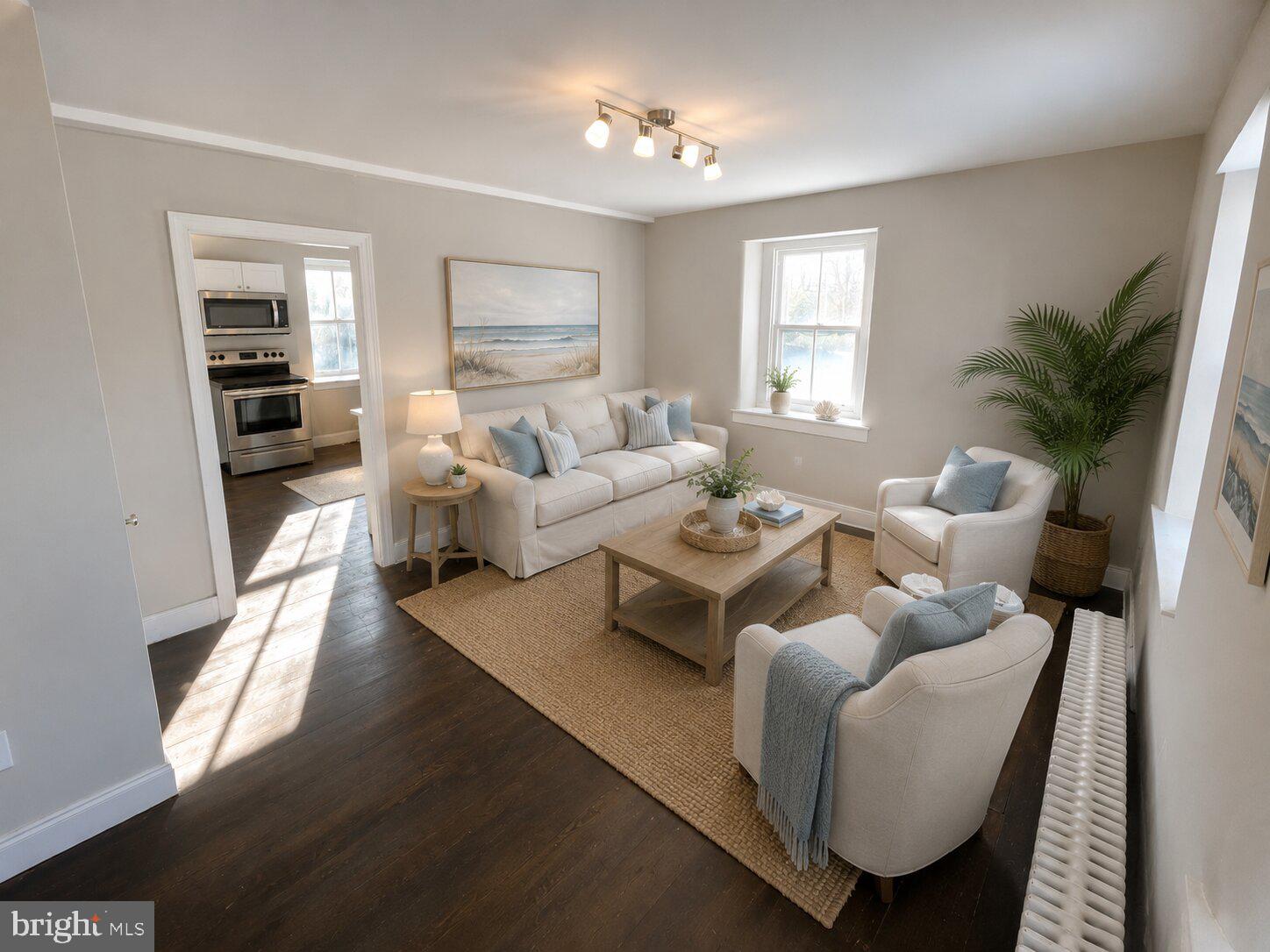 722 Faust Road, Unit FRONT Perkiomenville, PA 18074 - Photo 2 of 17 Living room (Imagined with AI)