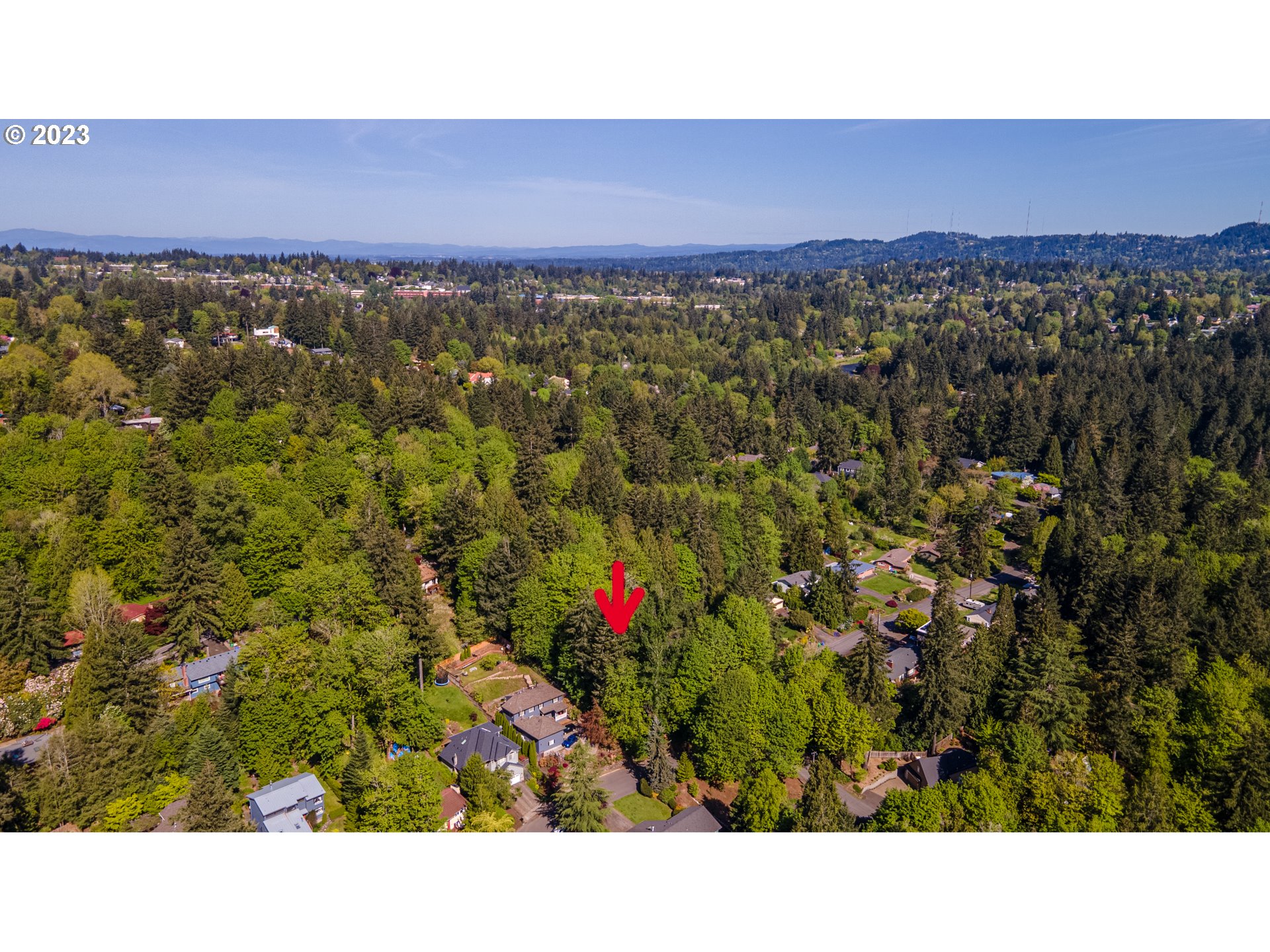 1322 Southwest Maplecrest Drive, Unit F Portland, OR 97219 - Photo 4 of 18 a black and white photo of a city