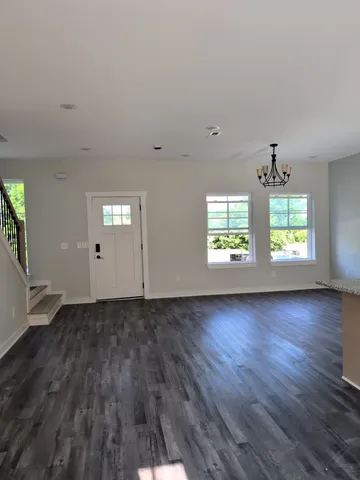 a view of an empty room