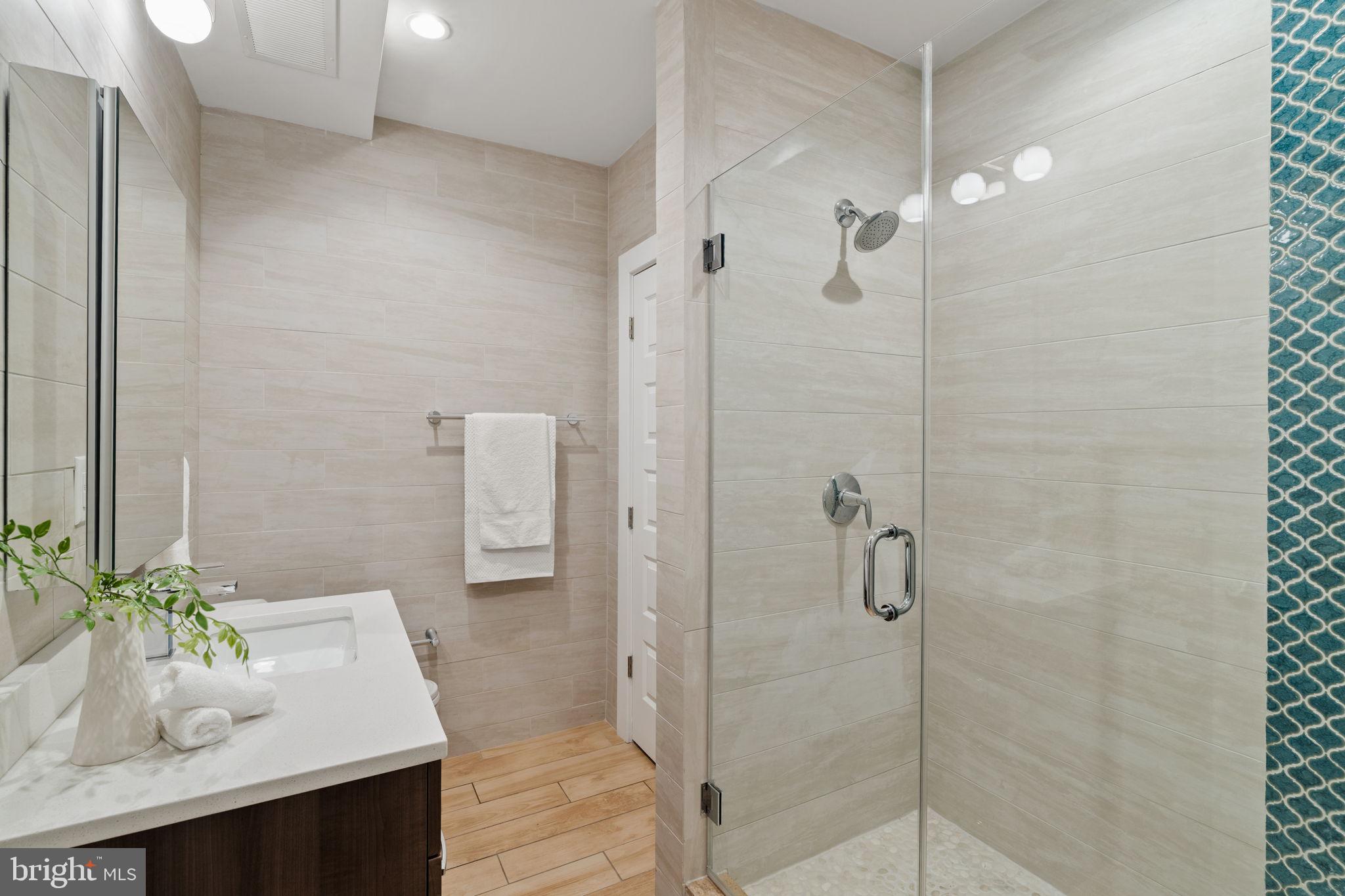 519 Bainbridge Street, Unit A Philadelphia, PA 19147 - Photo 39 of 44 a bathroom with a shower
