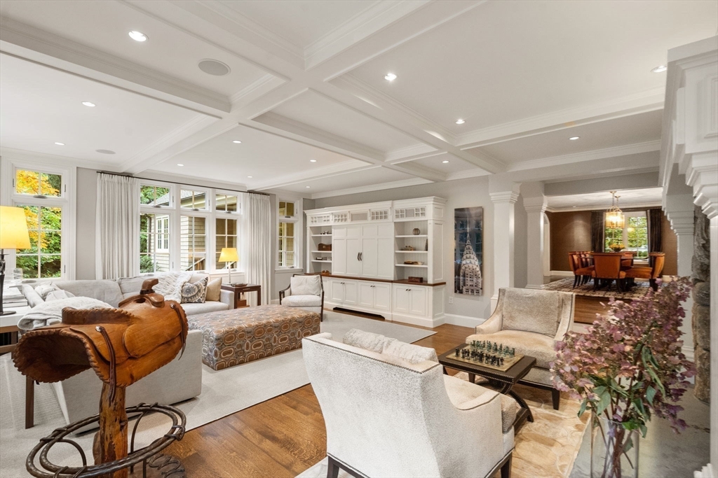 14 Greylock Road Wellesley, MA 02481 - Photo 10 of 24 a living room with furniture and wooden floor