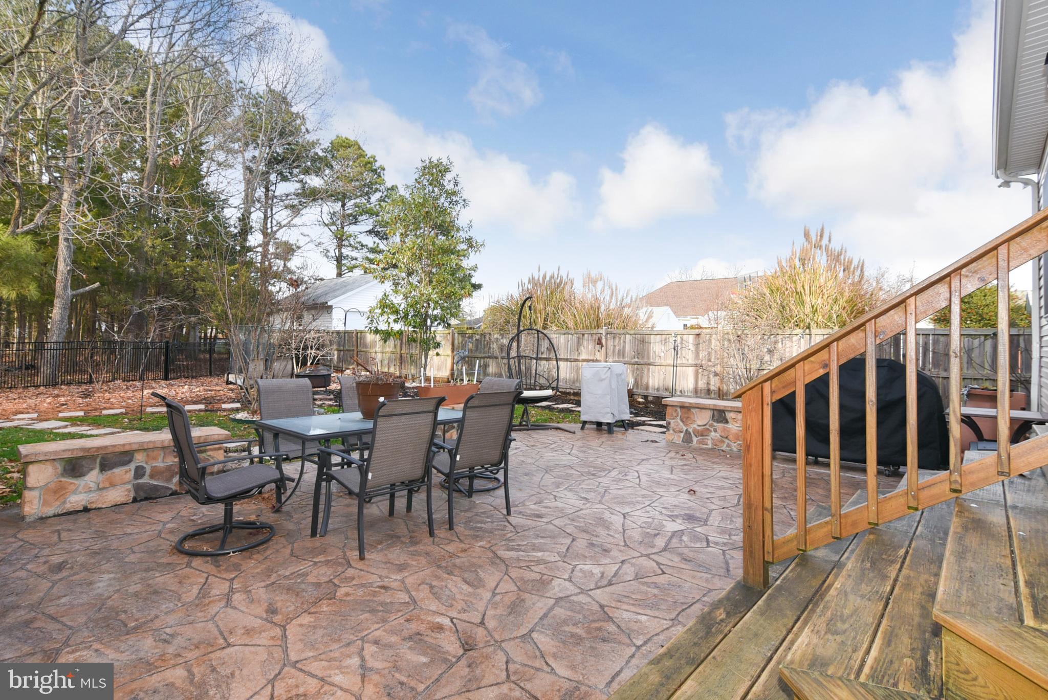 105 Azalea Road Colonial Beach, VA 22443 - Photo 30 of 37 Stamped Concrete Patio