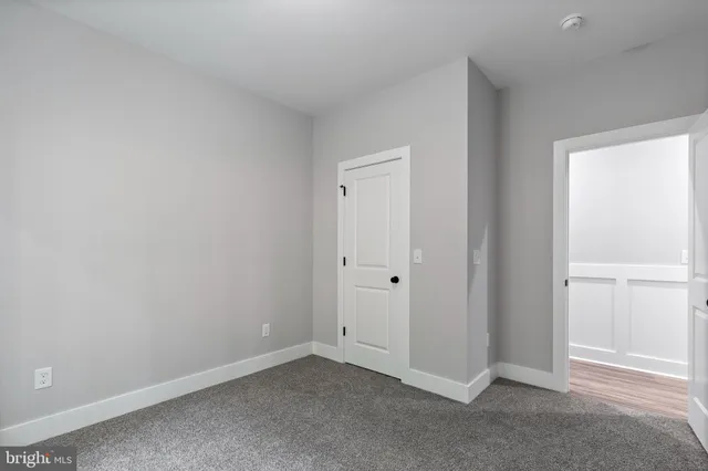 a view of an empty room