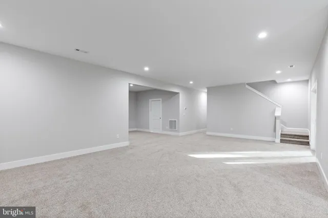 a view of empty room