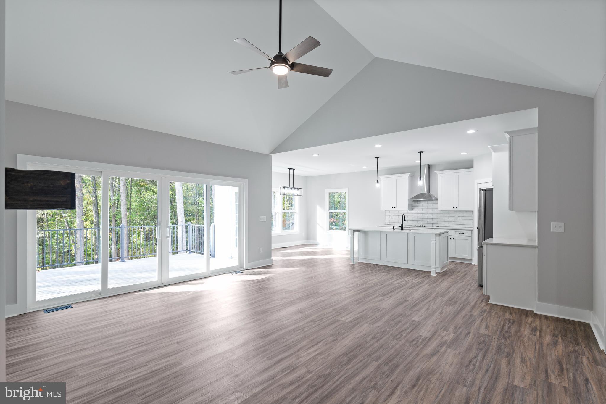Tbd Lookout Circle Orange, VA 22960 - Photo 8 of 48 a view of a kitchen with wooden floor and a ceiling fan